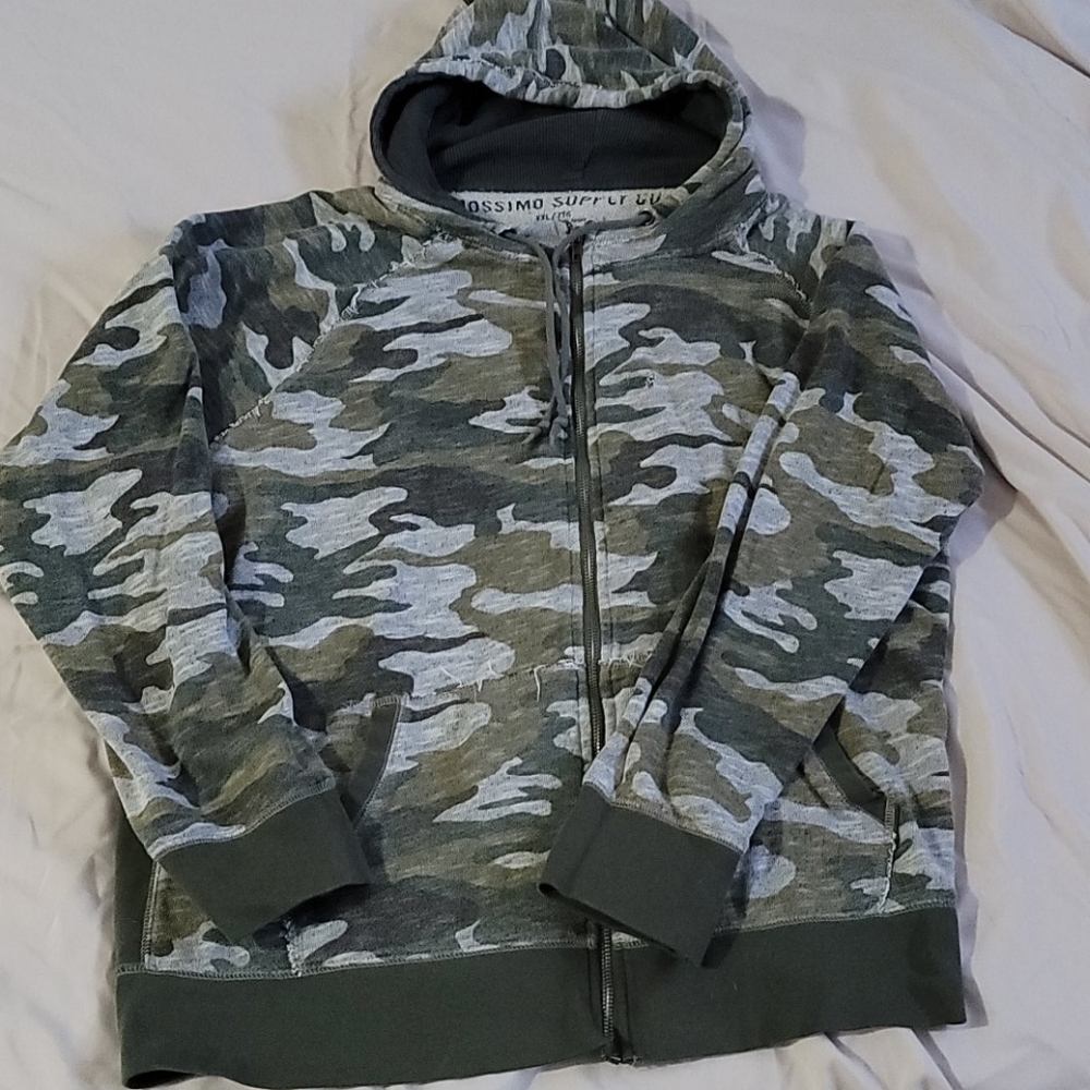 Mossimo light weight distressed look hoody xxl